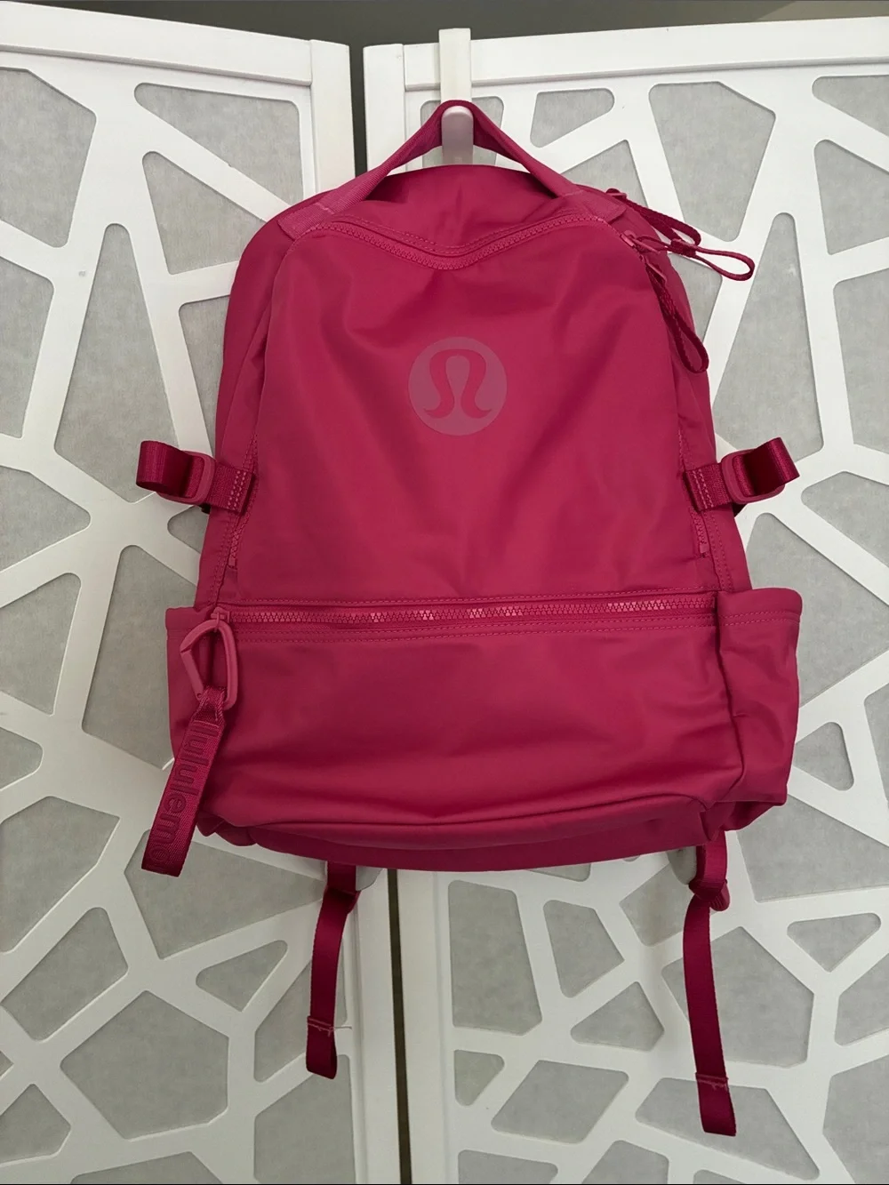lululemon backpack sizes Cruiser The Shop at Equinox Front Zippered Pocket Lululemon Backpack